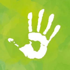 grüne-Hand